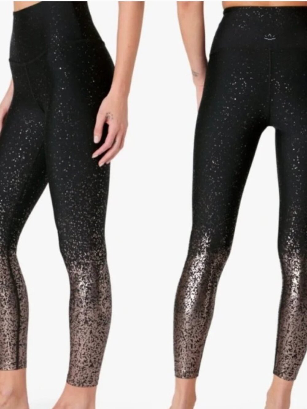 Beyond Yoga Alloy Ombre Sport Flex High Waist Midi Legging S